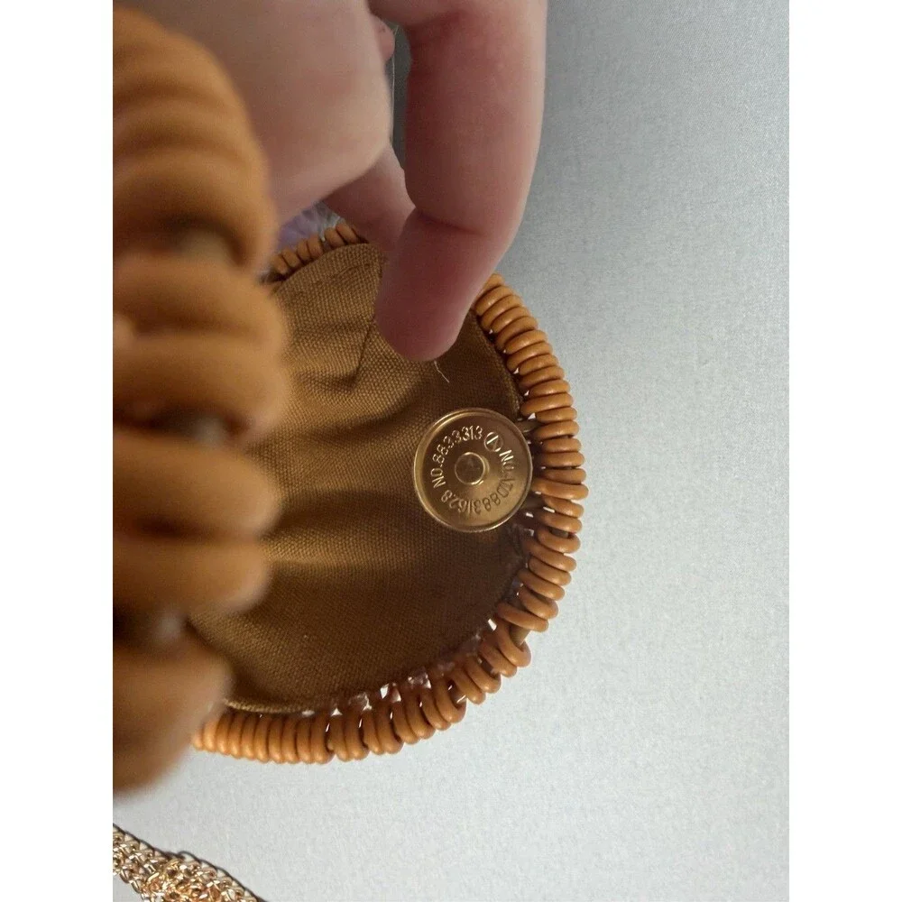 Tommy Bahama Seahorse Wicker Crossbody Bag Viral Mini Purse NWT - Picture 10 of 10